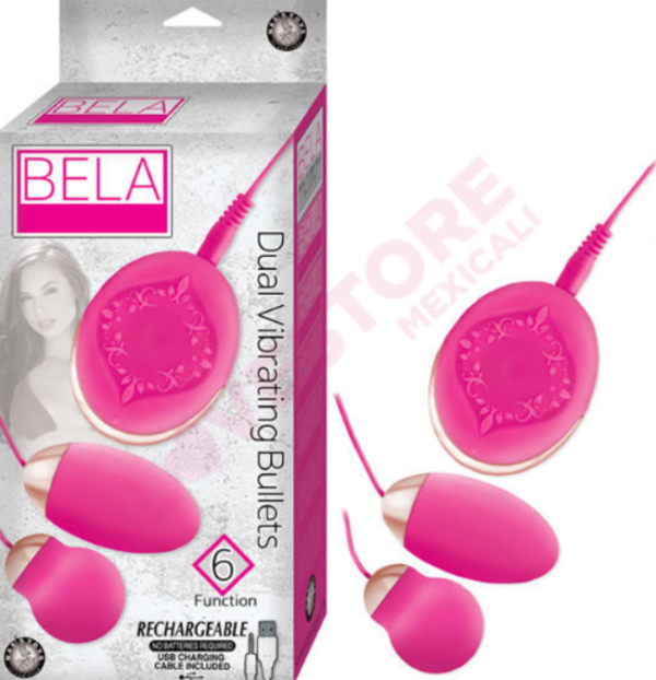 BELA DUAL VIBRATING BULLETS PINK