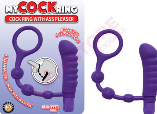 My Cock Ring with Vibrating Ass Pleaser