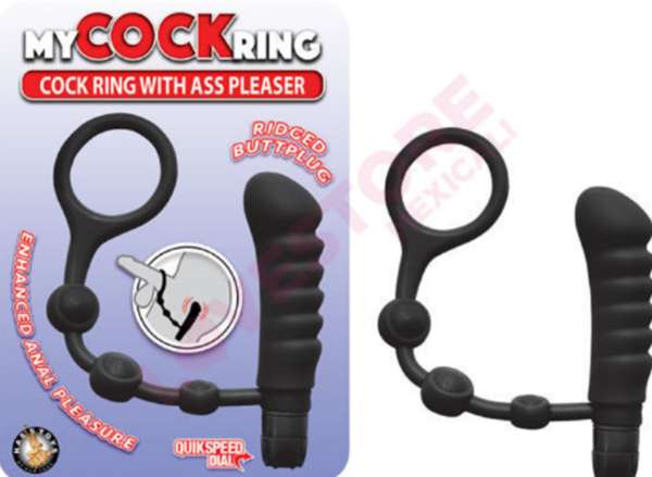 My Cock Ring with Vibrating Ass Pleaser