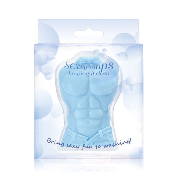 Sexxy Washboard ABs Soap Blue