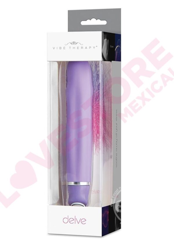 Vibe Therapy Delve Silicone Vibrator Waterproof Purple