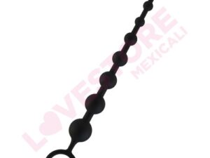 Hustler Silicone Anal Beads 9 Balls-Blk