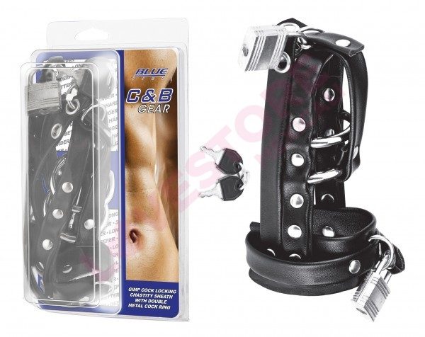 Gimp Cock Chastity Sheath with C-Ring