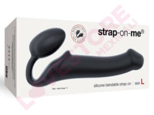 Strap On Me Silicone Bendable Strapless Strap On Large – Black
