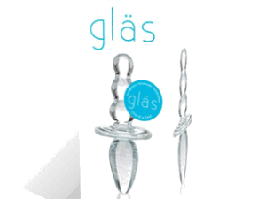 Plug Anal de Cristal Titus Beaded Glas