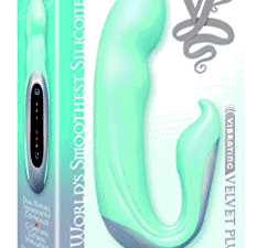 Velvet Plush 7X Zuma Silicone G-Spot Vibe, 6.75", Aqua