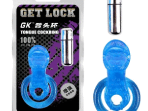 Anillo Vibrador para el Pene The Tongue Azul