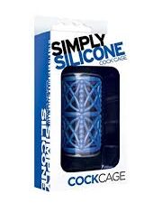 Silicone Cock Cage Midnight Blue