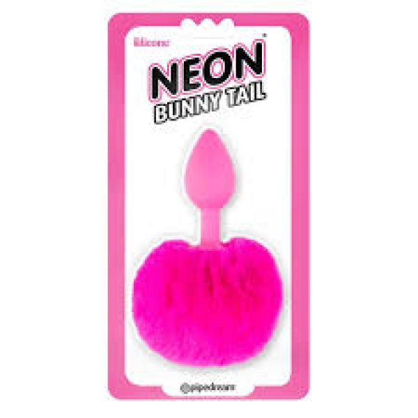 Neon Luv Touch Bunny Tail Anal Butt Plug