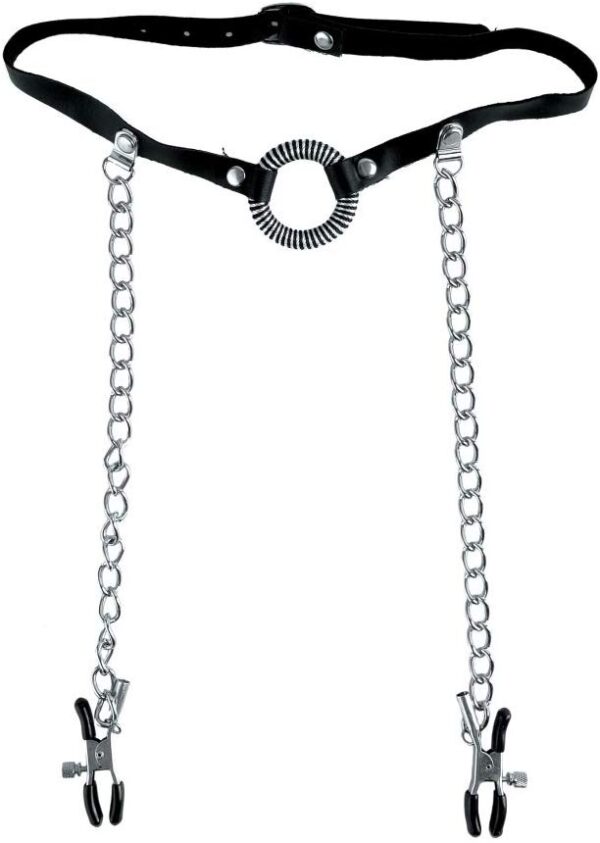 Fetish Fantasy Series Limited Edition  O-Ring Gag & Nipple Clamps