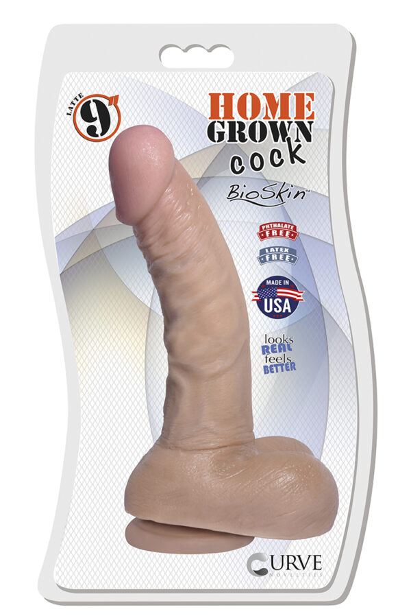 HOME GROWN COCK 9 INCH CURVE REAL FEEL