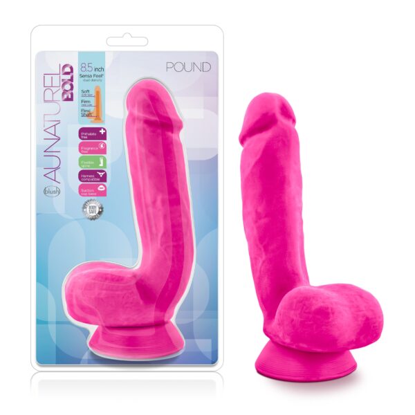 Au Naturel Bold Pound Dildo 8.5 inch