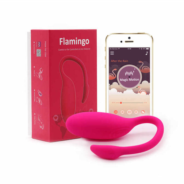 vibrador flamingo caja con ejemplos