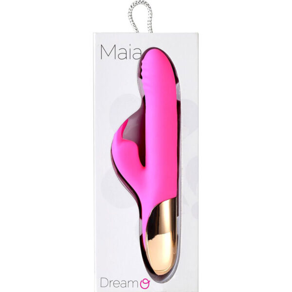 Dream Rechargeable Rabbit Vibrator by Maia Toys, 8.5″, Pink