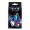 Rear Assets - Multicolor Heart - Small - Clear