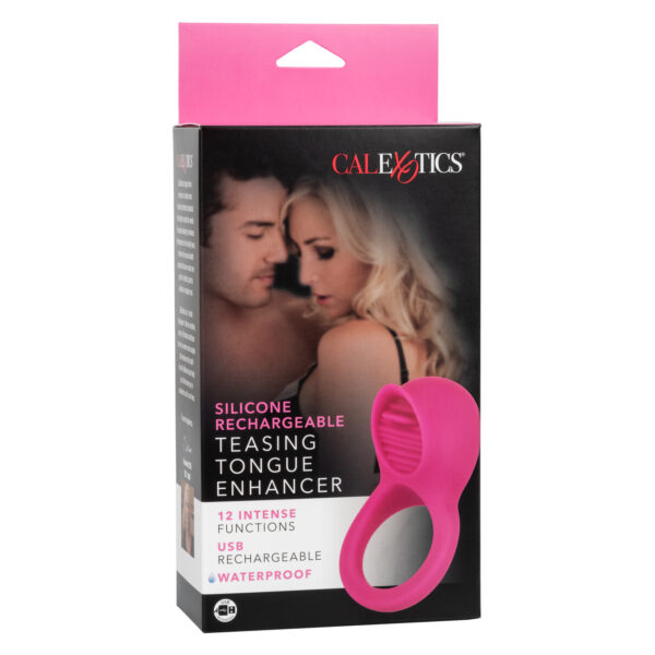 Silicone Rechargeable Teasing Tongue Enhancer