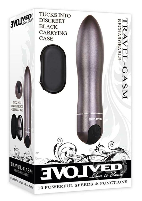 Travel Gasm Rechargeable Bullet – Gun Metal