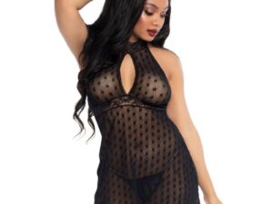 Mesh Babydoll – Black – S/M Mesh Babydoll - Black - S/M