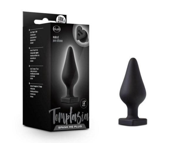 Temptasia – Spank Me Butt Plug – Black