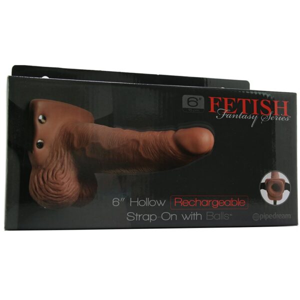 Fetish Fantasy Series 6″ Hollow Rechargeable Strap