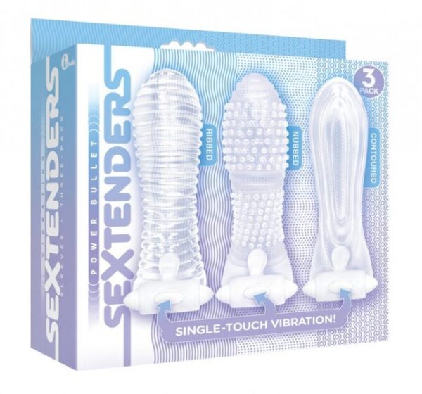 The 9’s, Vibrating Sextenders, 3-Pack,