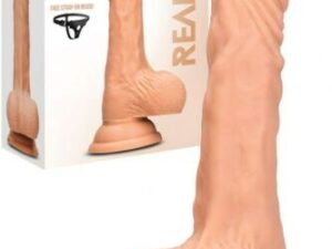 Realistic Dildo With Balls - 7 Inch 17 cm - Brown