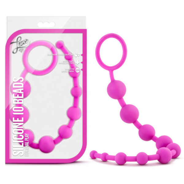 Luxe – Silicone 10 Beads – Pink