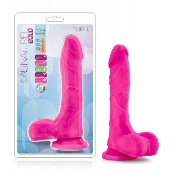 Au Naturel – Bold – Thrill – 8.5 Inch Dildo – Pink