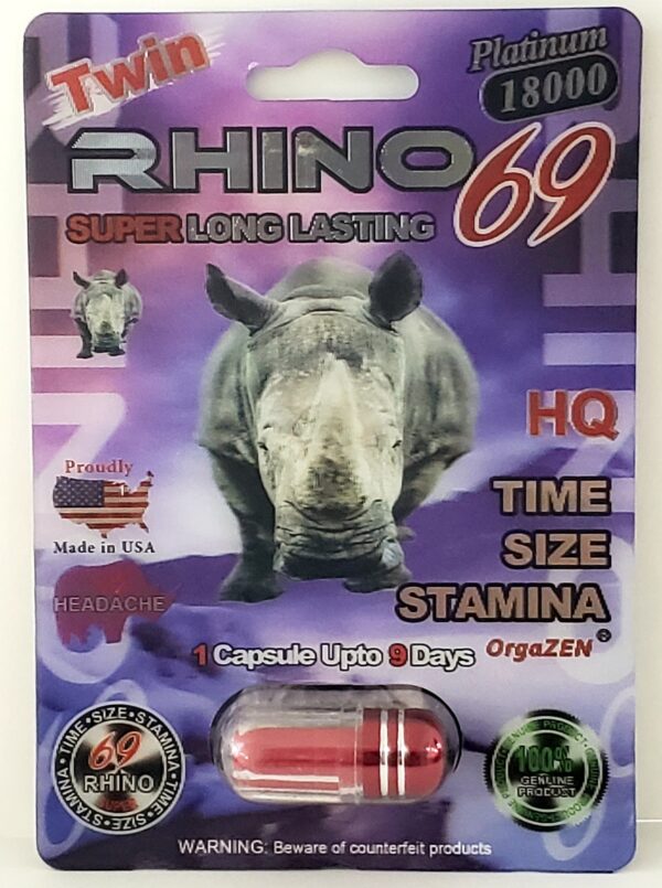 Rhino Single 69  Power 1000K 9 Days