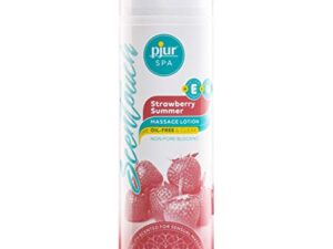 Pjur SPA ScenTouch Clear Massage Lotion-Strawberry Summer 6.8oz