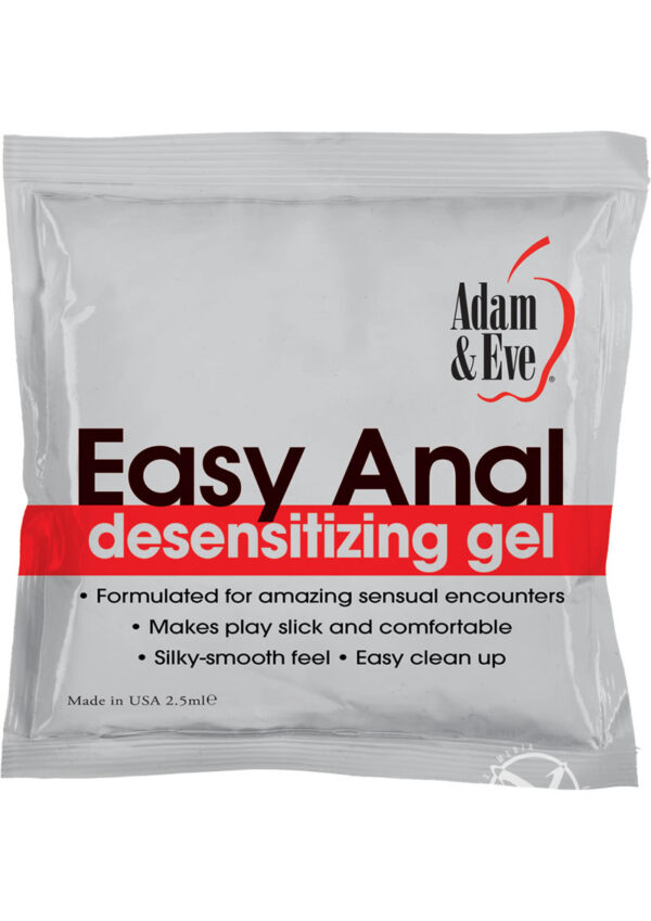 Easy Anal Desensitizing Gel, 2.5 ml Pillow
