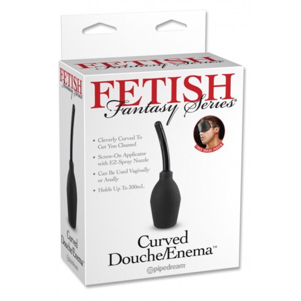 Fetish Fantasy Series Curved Douche/Enema – Black