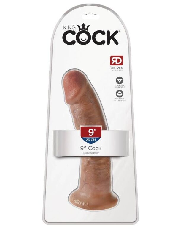 King Cock 9″ Cock – Tan