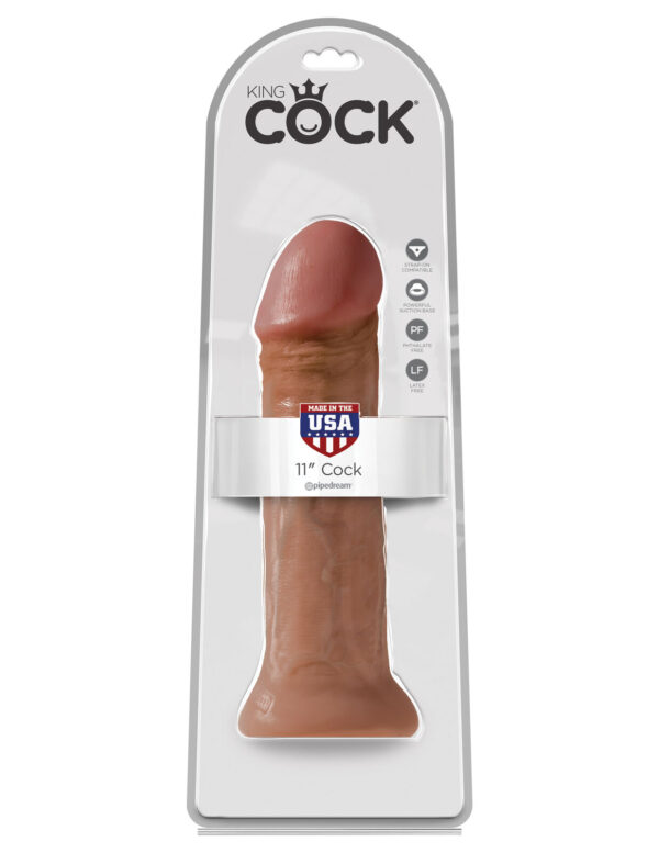 King Cock 11″ Cock – Tan