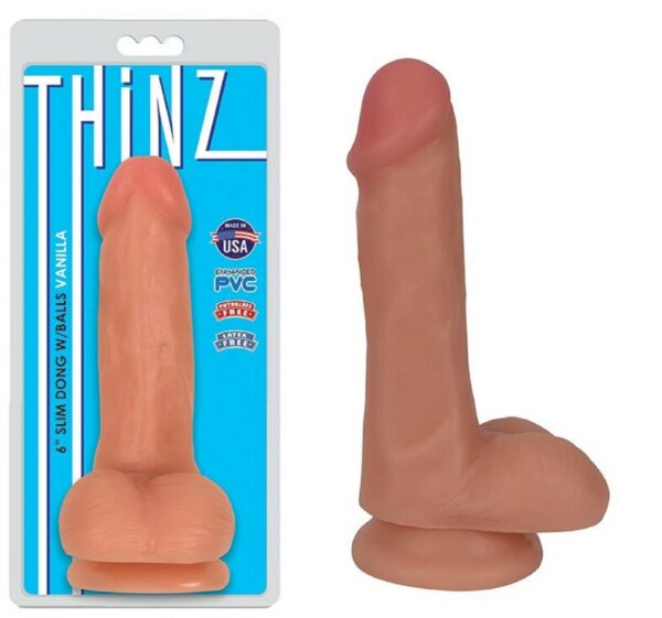 THINZ 6″ Slim Dong w/Balls