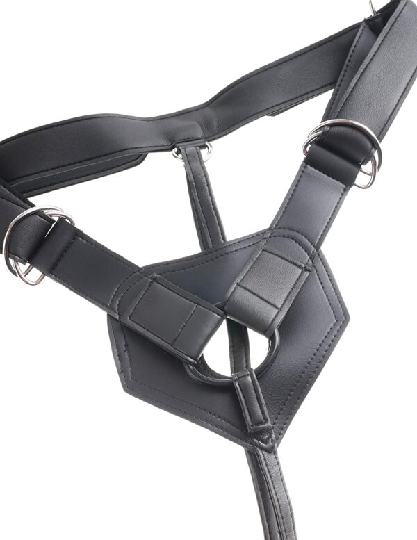 King Cock Strap on Harness with 6″ Cock – Light