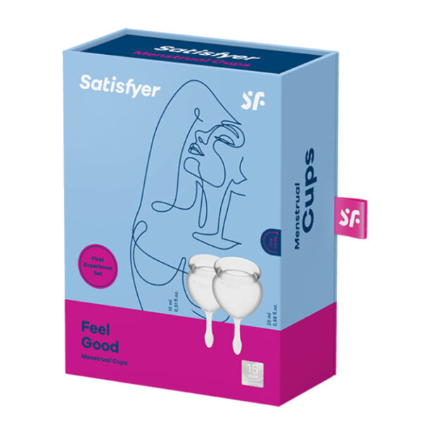 Satisfyer Feel Good Menstrual Cup-Transparent