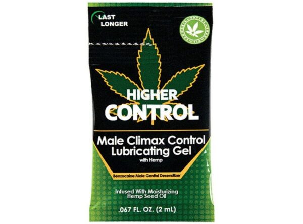 Higher Control Male Climax Control Lubricating gel 2 ml.