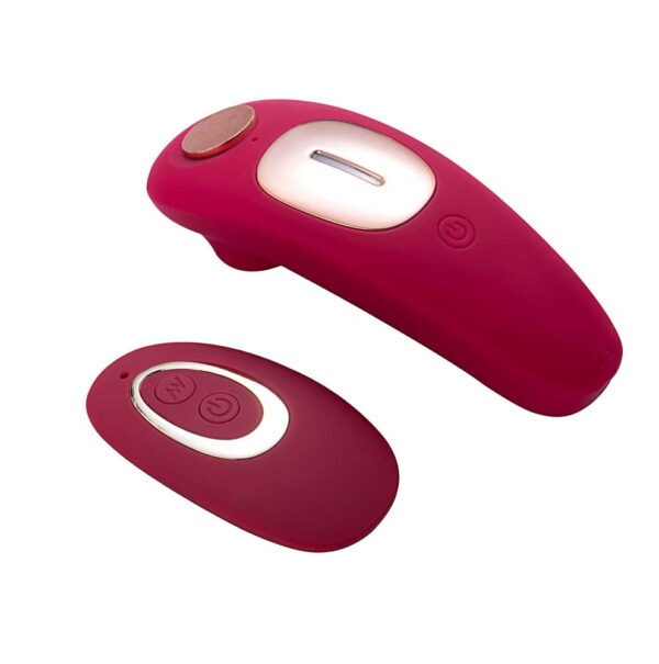 REMI 15-FUNCTION RECHARGEABLE REMOTE CONTROL SUCTION PANTY VIBE