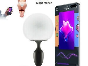 Magic Motion Bunny APP Controlled Vibrating Bunny Tail Anal