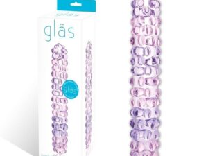 7″ Purple Rose Nubby Dildo