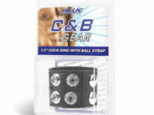 1.5" Cock Ring With Ball Strap