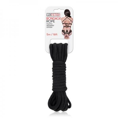 Bondage Rope 5M Black