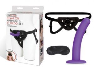 Strap On Harness & 5" Dildo Set