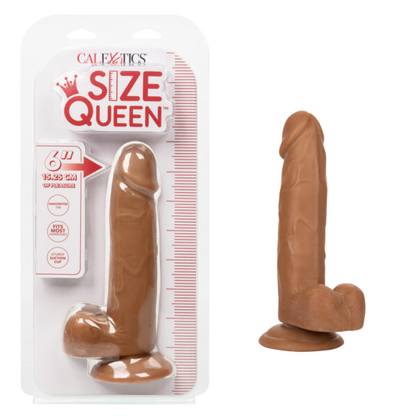 Size Queen 6″ Brown