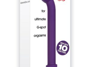 Adam & Eve Satin G-Gasm Plus Purple 7 Inch