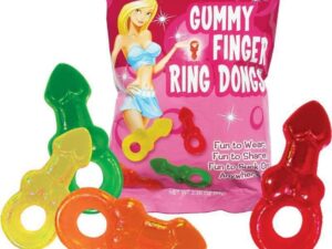 GUMMY FINGER RING DONGS(8PCS/BAG)12pcs DISPLAY