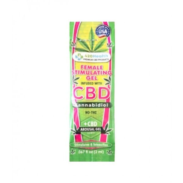 Female Stimulating Gel Infused with CBD Pillow .067 oz.