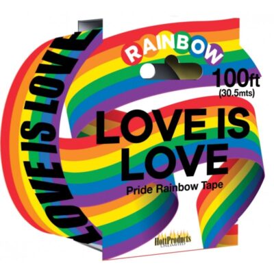 LOVE IS LOVE - Rainbow Style - Caution Party Tape. 100'