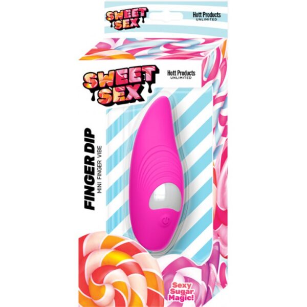 SWEET SEX – FINGER DIP – SILICONE FINGER VIBE. 8 MODES OF